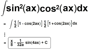 Integral of sin^2x cos^2x